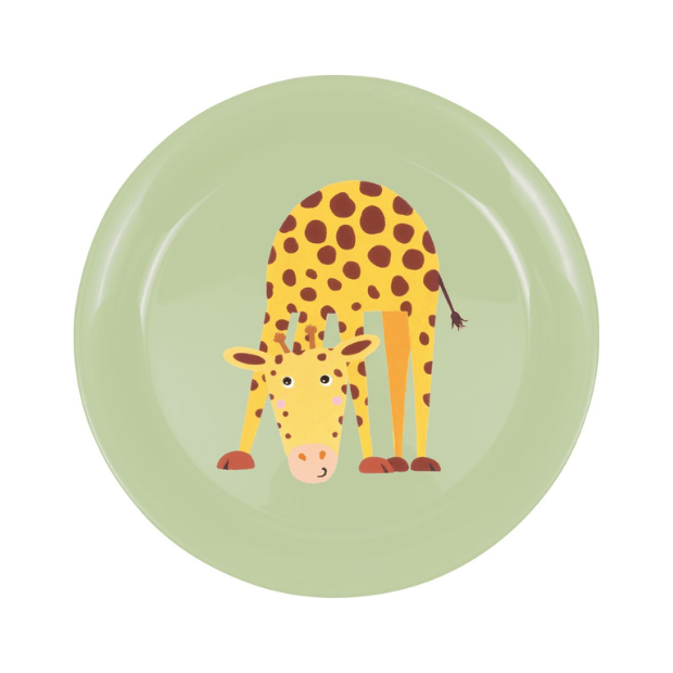 Die Spiegelburg Teller Giraffe - Freche Rasselbande