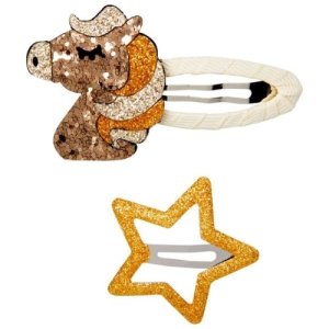 Haarclips Glitzerpferde sortiert no.3 - beautiful Stars