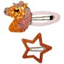Haarclips Glitzerpferde sortiert no.3 - beautiful Stars