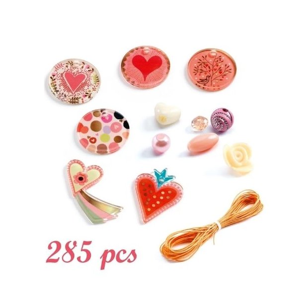 Djeco Perlen & Schmuck: Herzen