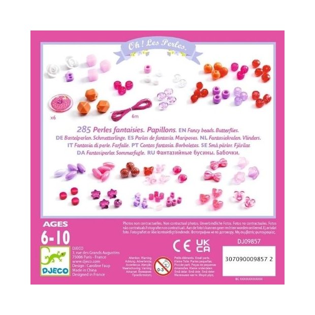 Djeco Perlen & Schmuck: Schmetterlinge
