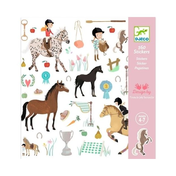 Djeco Sticker Pferde