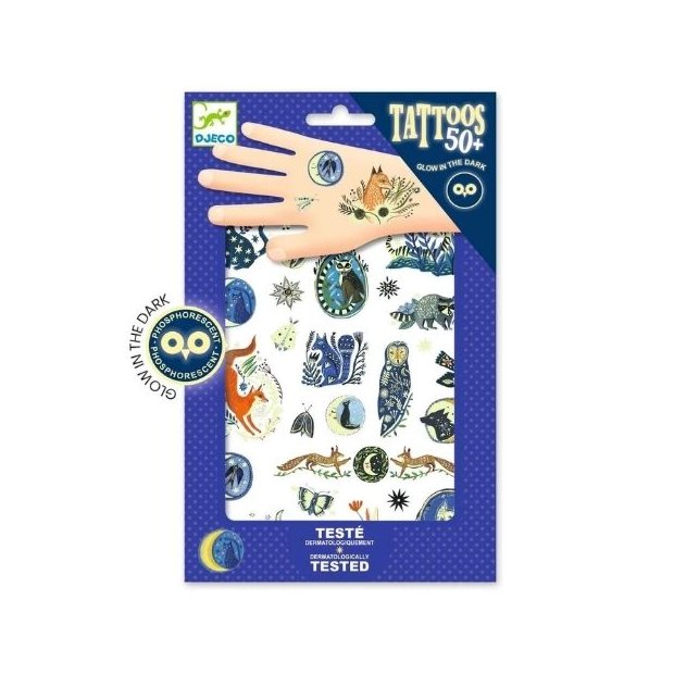 Djeco Tattoos: Nachtschimmer