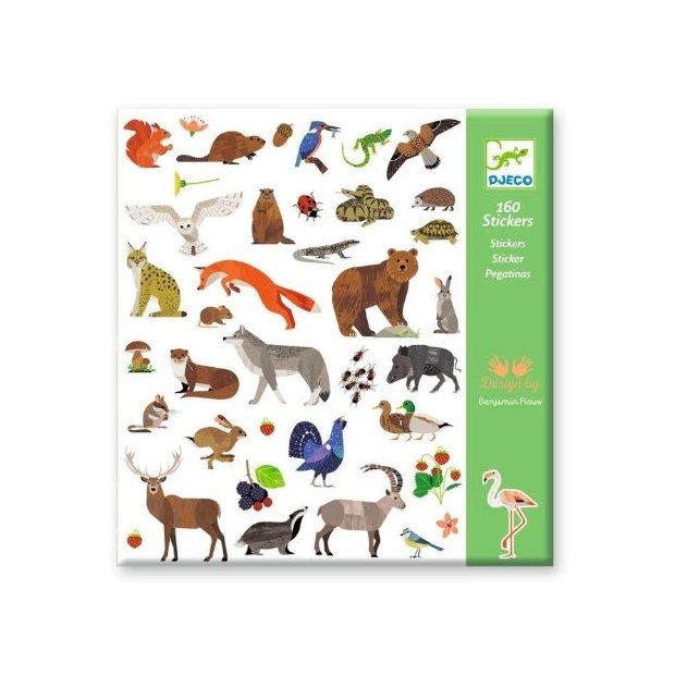 Djeco Sticker Tierwelt