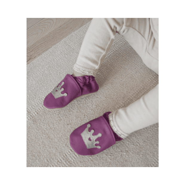 Hobea Lauflernschuhe - Krone lila