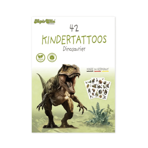 Lutz Mauder Tattooset A6 Dinosaurier