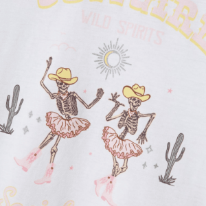 name it T-Shirt Cowgirl weiß