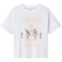 name it T-Shirt Cowgirl weiß