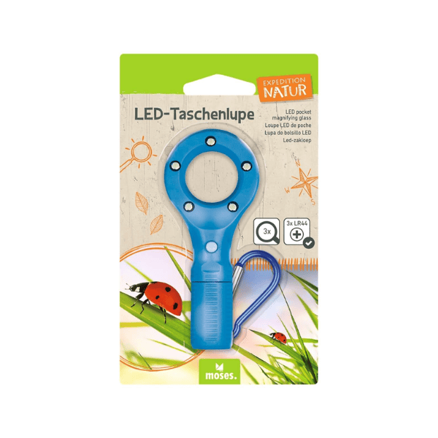 moses Expedition Natur LED-Taschenlupe sortiert