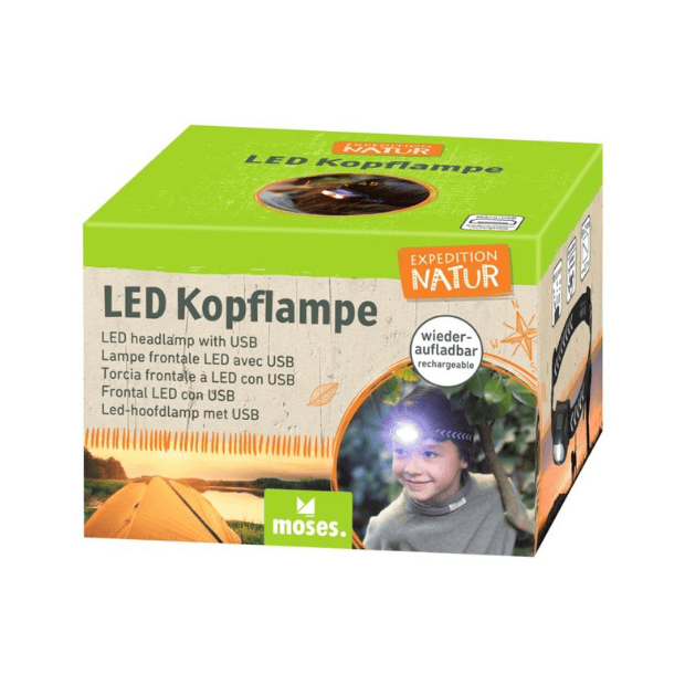 moses Expedition Natur LED-Kopflampe