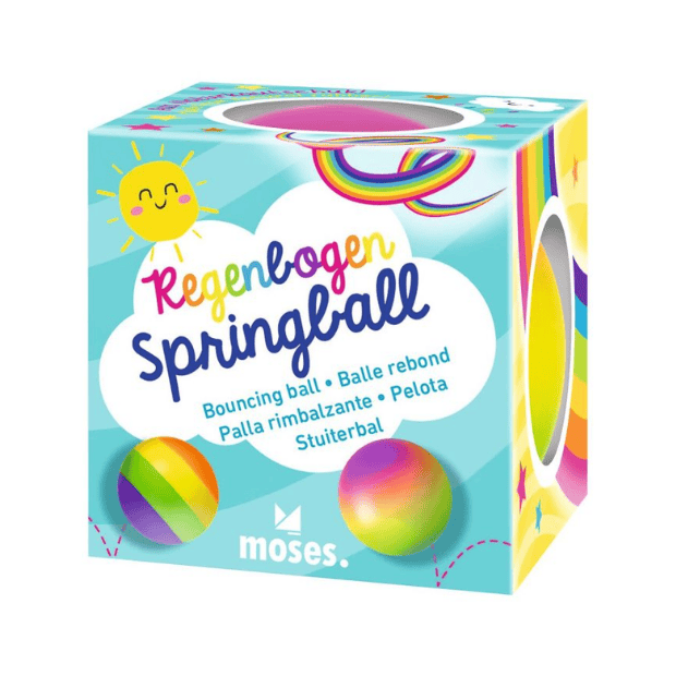 moses Regenbogen-Springball bunt sortiert