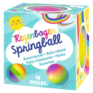 moses Regenbogen-Springball bunt sortiert