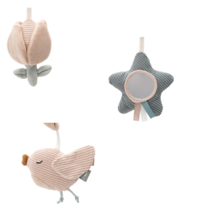 Jollein Kinderwagenkette - Lovely Birds