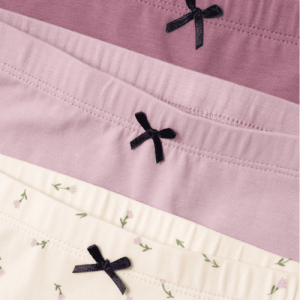 name it Slip 3er-Set Blumen rosa