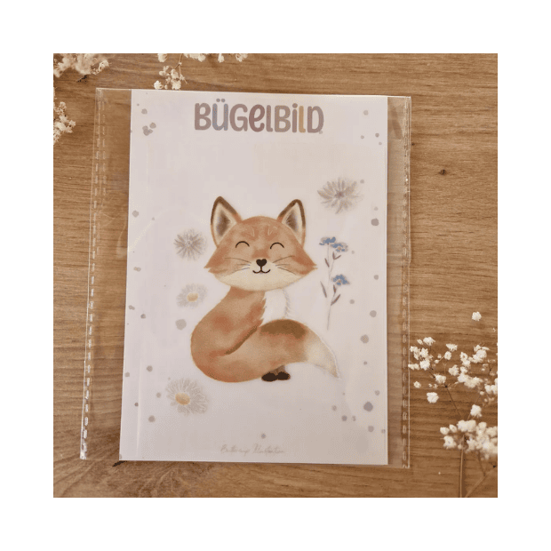 Buttercup Illustration Bügelbild - Fuchs A6