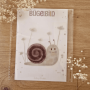 Buttercup Illustration Bügelbild - Schnecke A6
