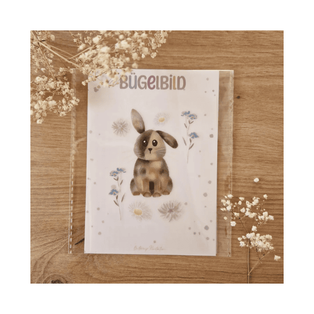 Buttercup Illustration Bügelbild - Hase A6
