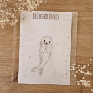 Buttercup Illustration Bügelbild - Robbe A6