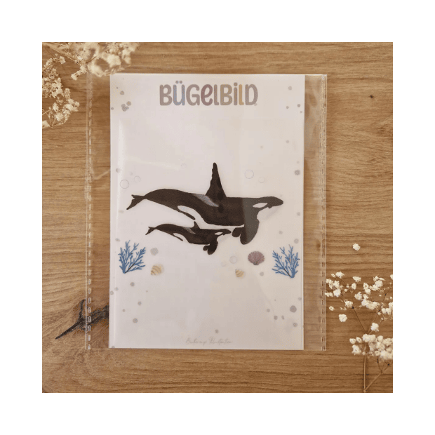 Buttercup Illustration Bügelbild - Orca A6