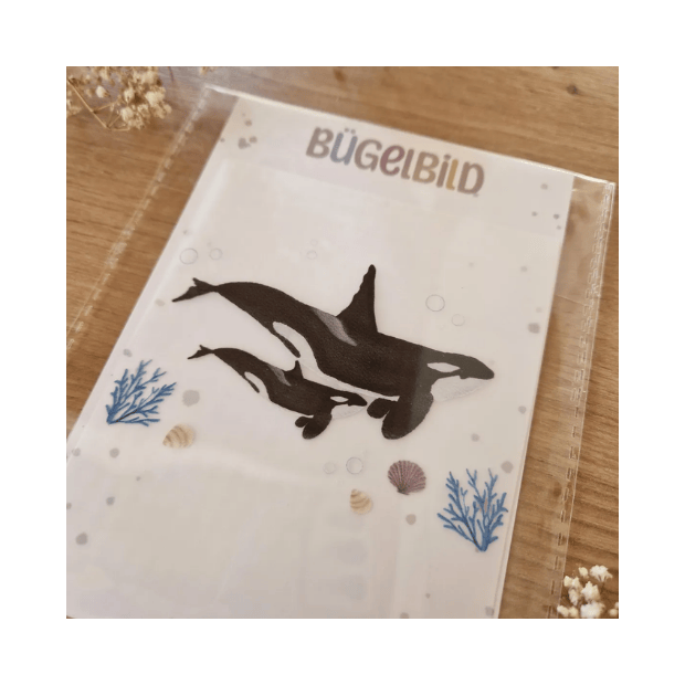 Buttercup Illustration Bügelbild - Orca A6