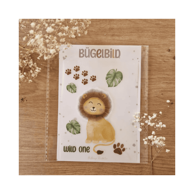 Buttercup Illustration Bügelbild - Löwe A6