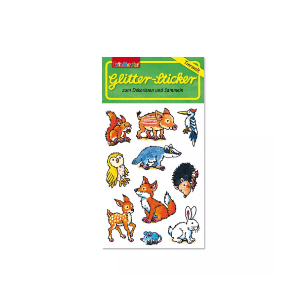 Lutz Mauder Glitter-Sticker Waldtiere 2