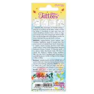 Lutz Mauder TapirElla Glitter-Tattoo Frühlingstiere