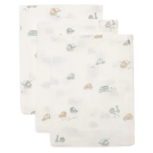 Jollein Waschlappe Hydrophil 15x20cm - On The Go - 3...