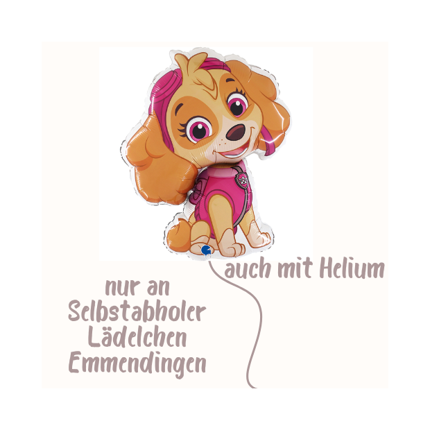 Grabo Paw Patrol - Skye Folienballon XXL , 47x61cm (HM)