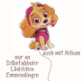 Grabo Paw Patrol - Skye Folienballon XXL , 47x61cm (HM)