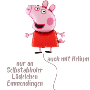 Grabo Peppa Wutz Folienballon XXL , 59x76 cm (HM)
