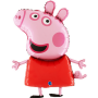 Grabo Peppa Wutz Folienballon XXL , 59x76 cm (HM)
