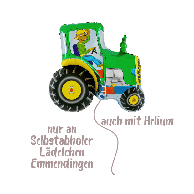 Grabo Traktor Folienballon XXL , 63x58cm (HM)