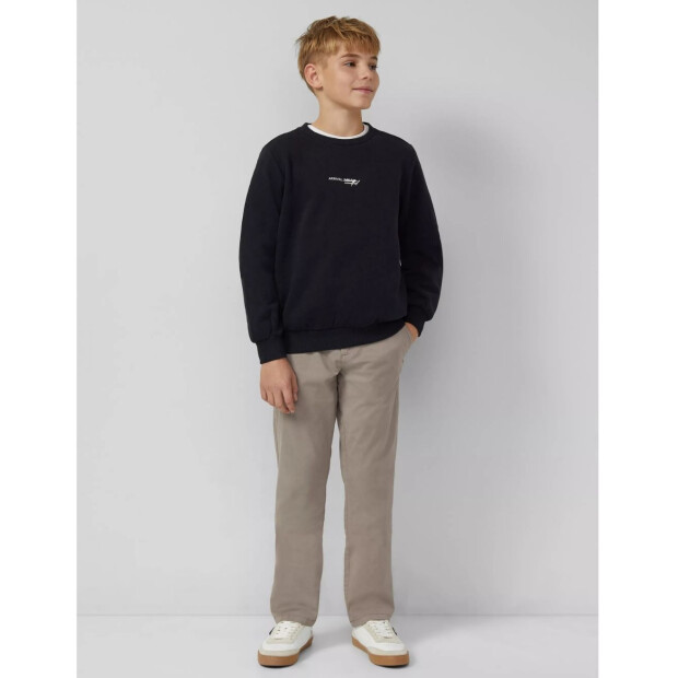 S.Oliver Kuscheliges Sweatshirt mit Rückenprint schwarz