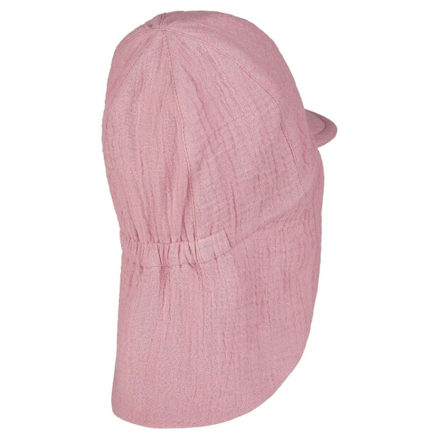 Sterntaler Schirmmütze mit UV Schutz und Nackenschutz Samtrosa