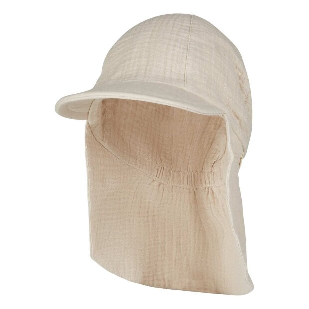 Sterntaler Schirmmütze mit UV Schutz und Nackenschutz Beige