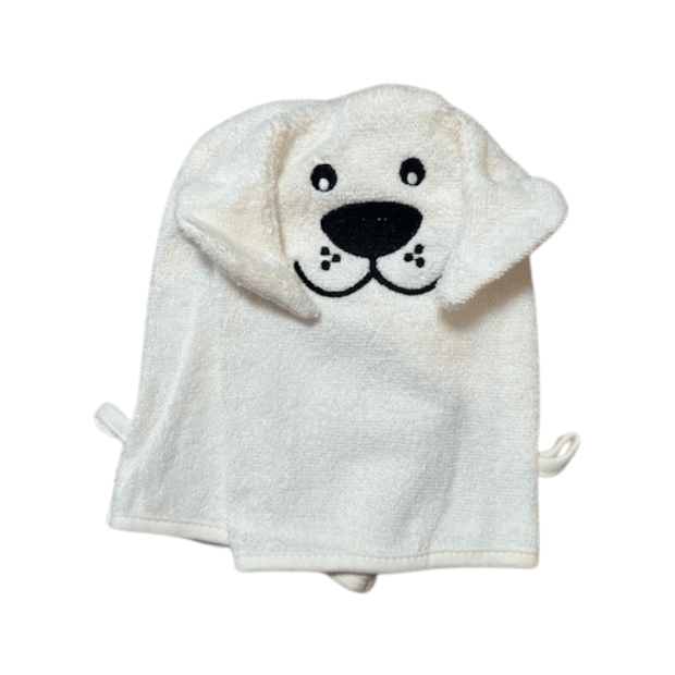 Motiv Waschlappen - Hund Weiß (Set aus 2) von Hütte