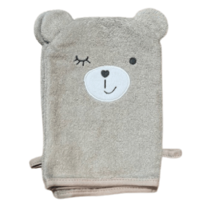 Motiv Waschlappen - Bär Beige (Set aus 2) von...