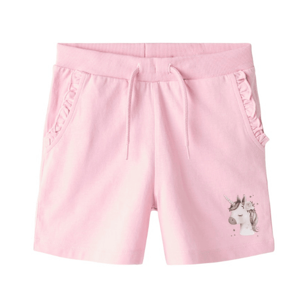 name it Shorts Einhorn rosa