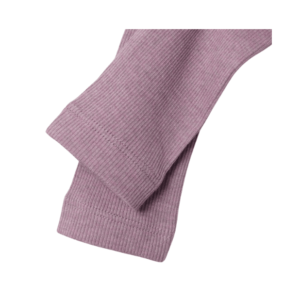 name it gerippte Basic Legging - altrosa