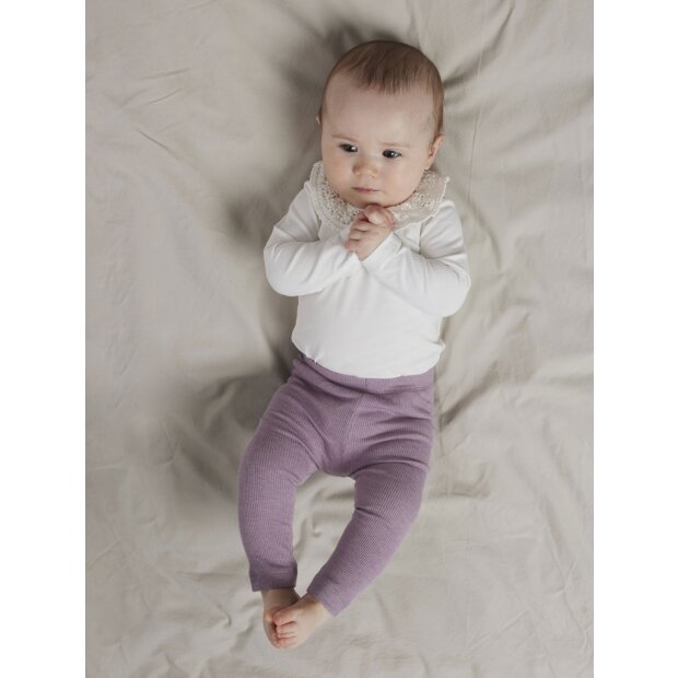 name it gerippte Basic Legging - altrosa