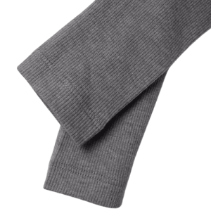name it gerippte Basic Legging - grau