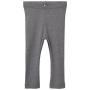 name it gerippte Basic Legging - grau