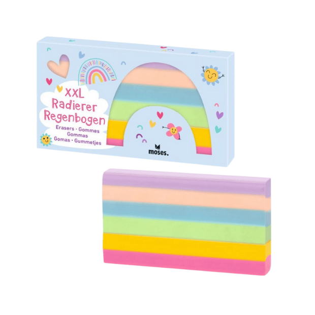 moses XXL Radierer Regenbogen