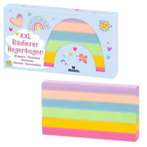 moses XXL Radierer Regenbogen