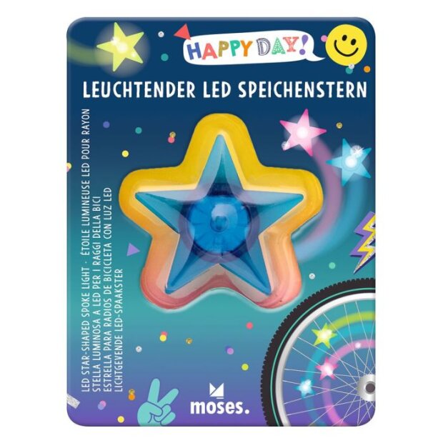 moses leuchtender Speichenstern LED