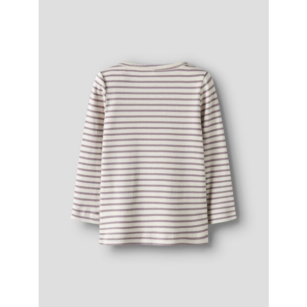 name it Basic Shirt Ringel natur altrosa