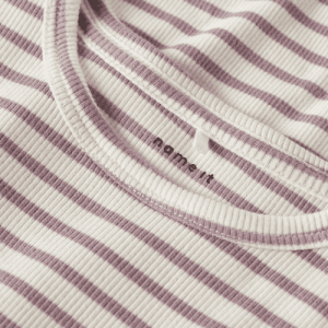 name it Basic Shirt Ringel natur altrosa