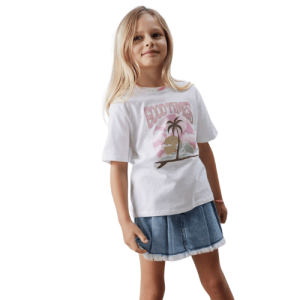 name it T-Shirt Palme Glitzer