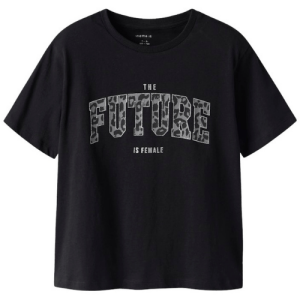 name it T-Shirt Future schwarz